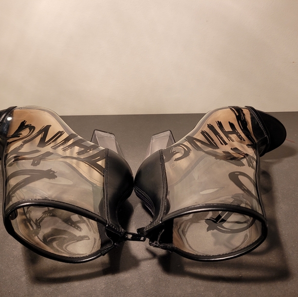 Aldo see-through clear Do Ya Thang ankle boots - Picture 9 of 10